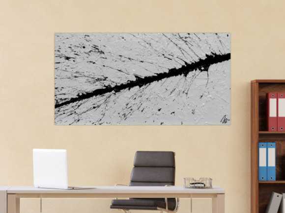 Kunstdruck Ausschnitt erstellen abstraktes Gemälde Nr. 970