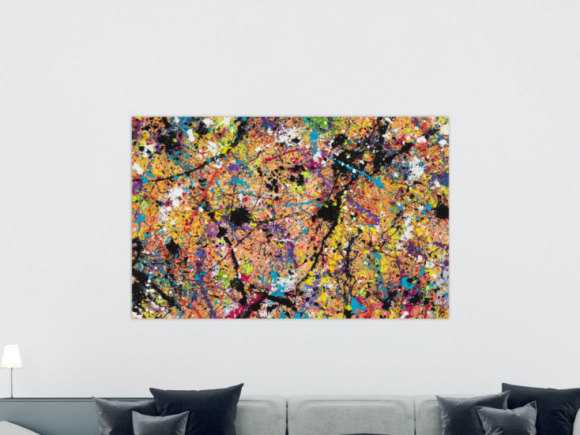 Kunstdruck auf Leinwand abstraktes Gemälde Nr. 979