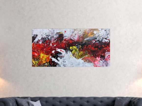 Kunstdruck Ausschnitt erstellen abstraktes Gemälde Nr. 980