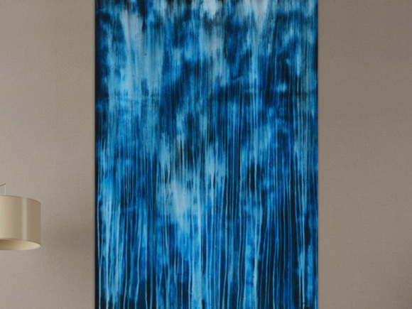 Kunstdruck Ausschnitt erstellen abstraktes Gemälde Nr. 995