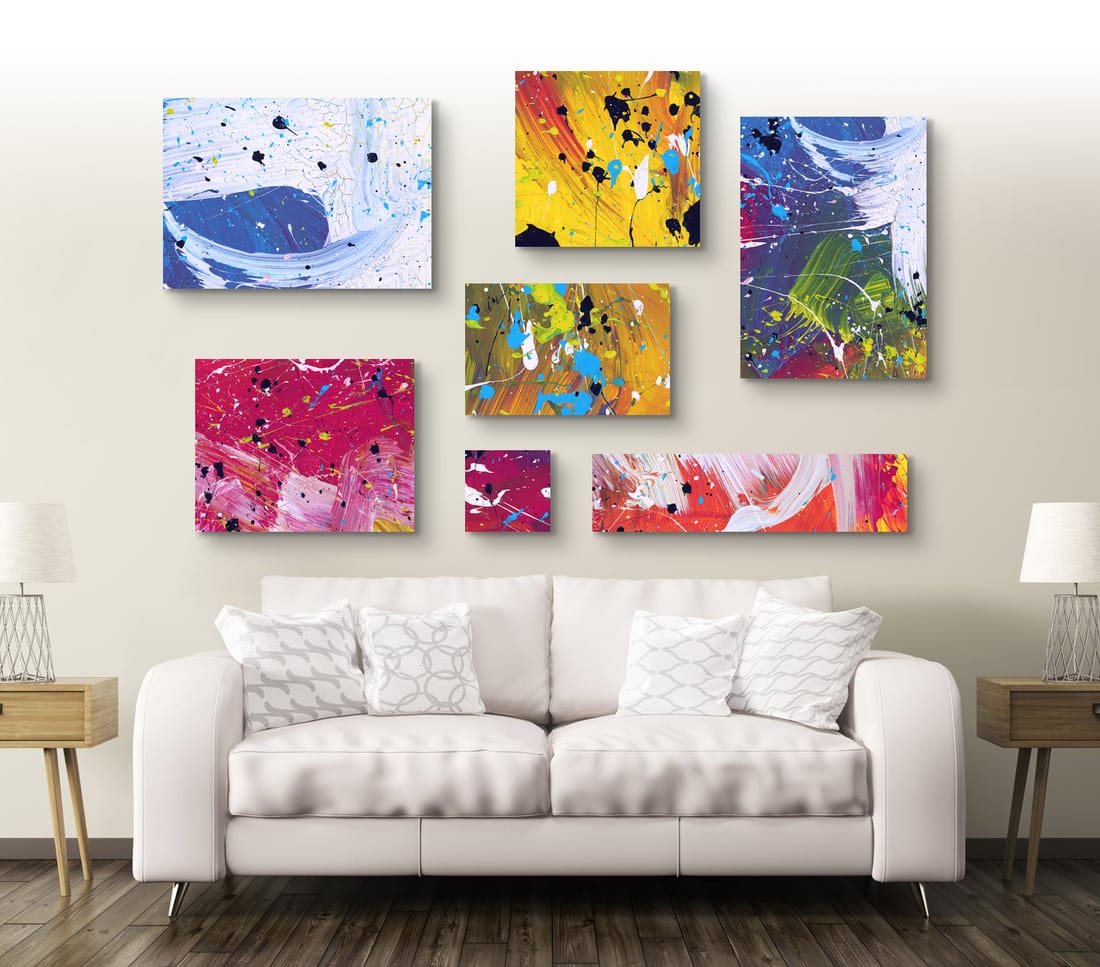 Kunstdrucke auf Leinwand vom original Gemälde Nr. 1061