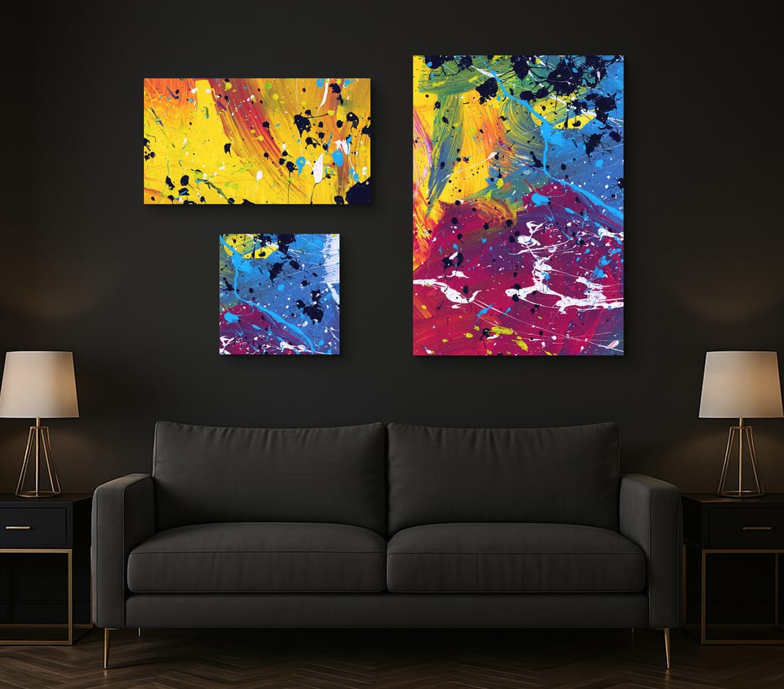 Abstrakte Kunstdrucke Variationen von Bild 1061