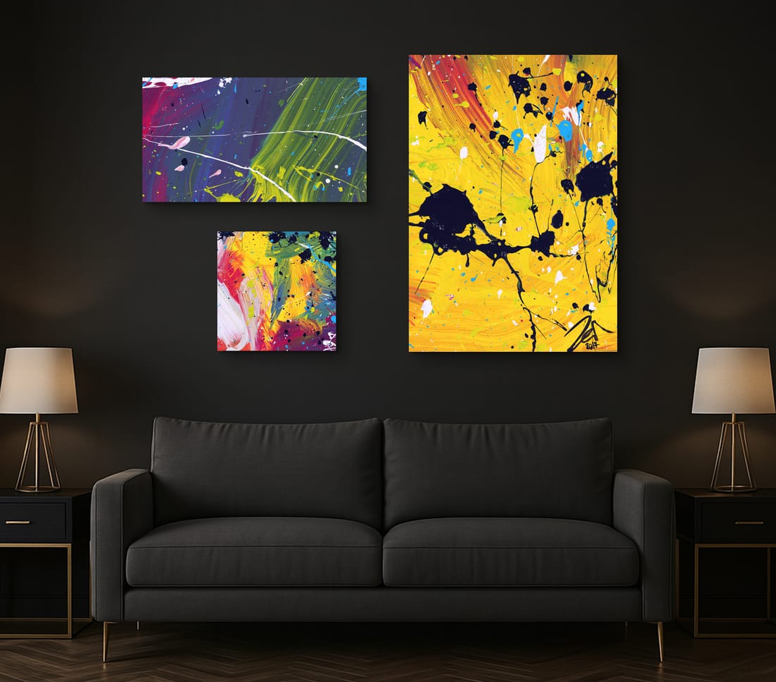 Abstrakte Kunstdrucke Variationen von Bild 1061