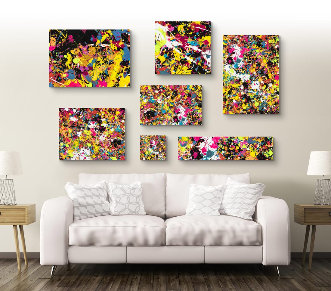 Kunstdrucke auf Leinwand vom original Gemälde Nr. 1122
