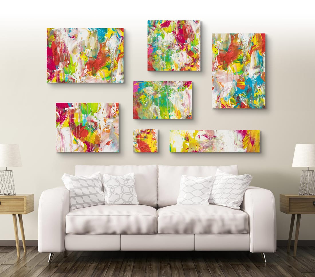 Kunstdrucke auf Leinwand vom original Gemälde Nr. 1229
