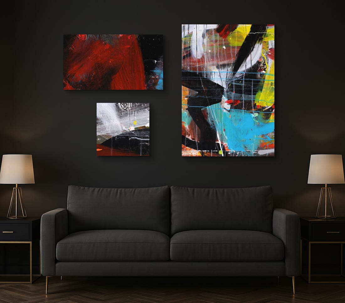 Abstrakte Kunstdrucke Variationen von Bild 1273