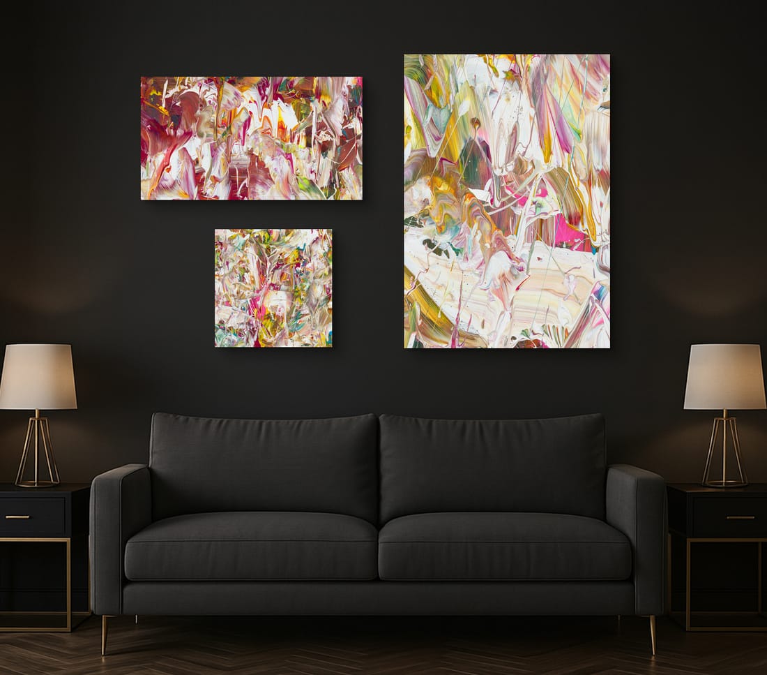 Abstrakte Kunstdrucke Variationen von Bild 1331