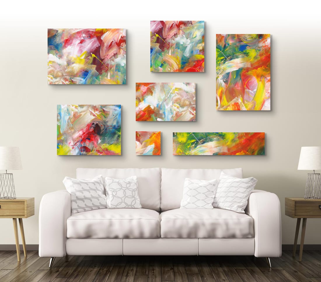 Kunstdrucke auf Leinwand vom original Gemälde Nr. 1520