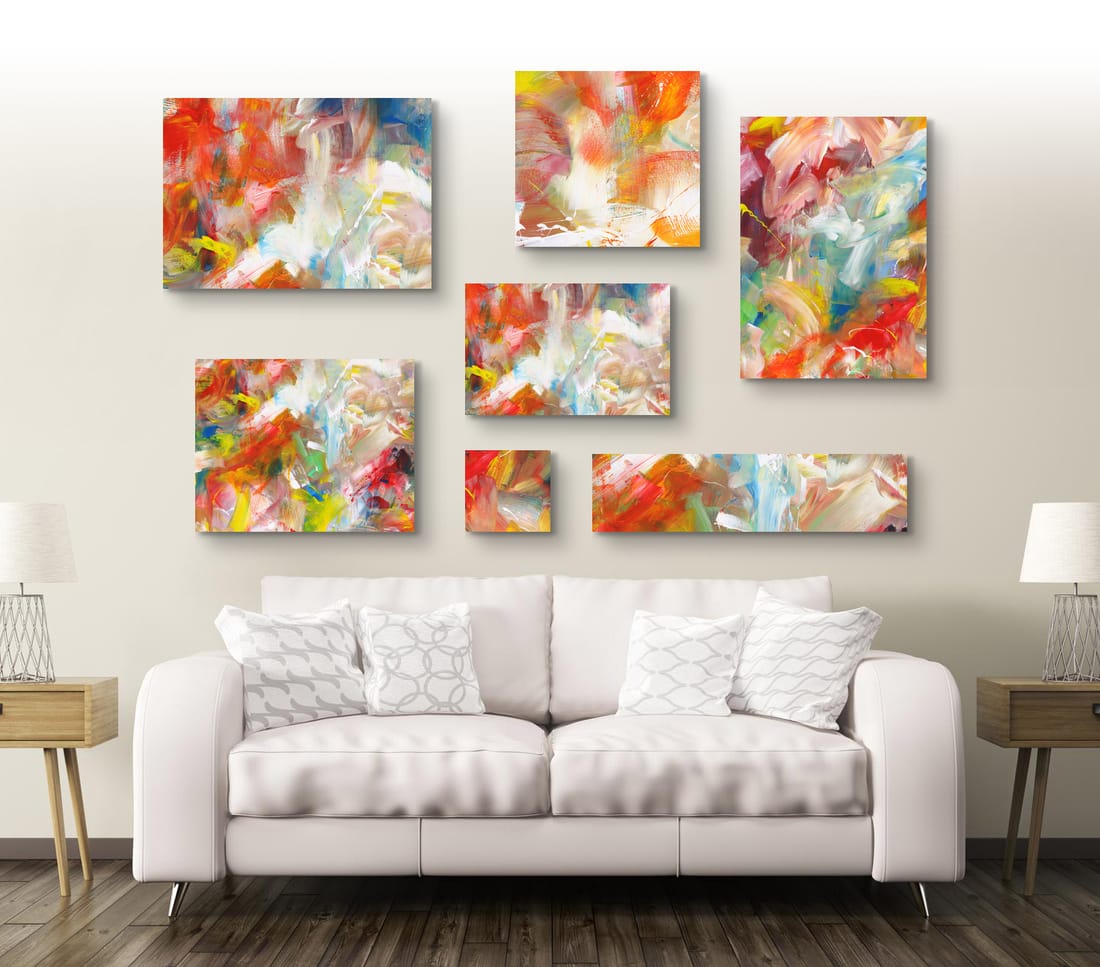 Kunstdrucke auf Leinwand vom original Gemälde Nr. 1520