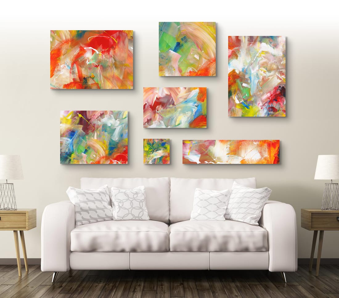 Kunstdrucke auf Leinwand vom original Gemälde Nr. 1520