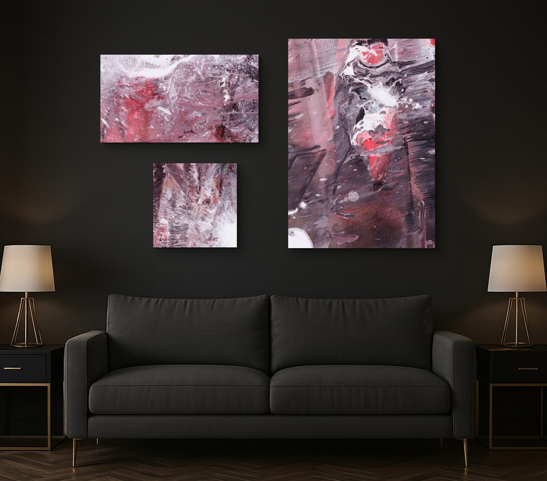 Abstrakte Kunstdrucke Variationen von Bild 1538