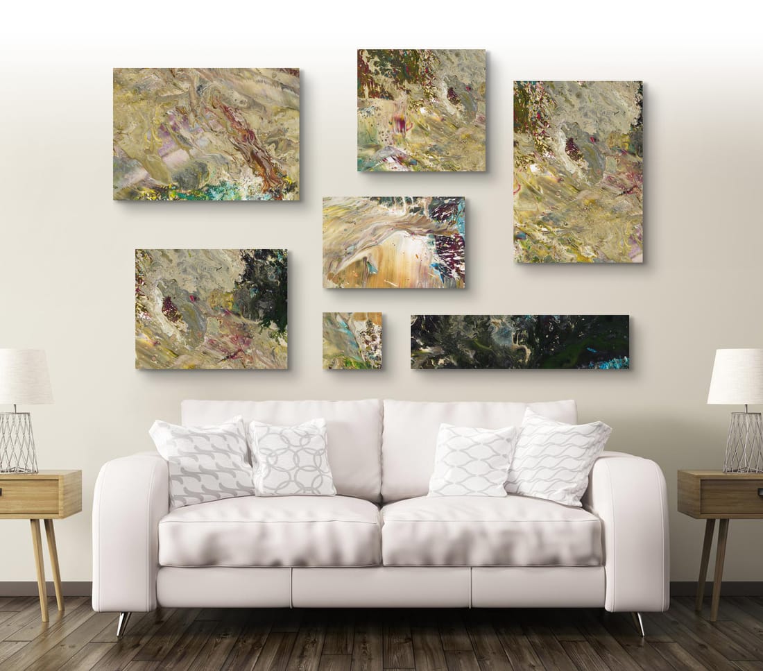 Kunstdrucke auf Leinwand vom original Gemälde Nr. 1541