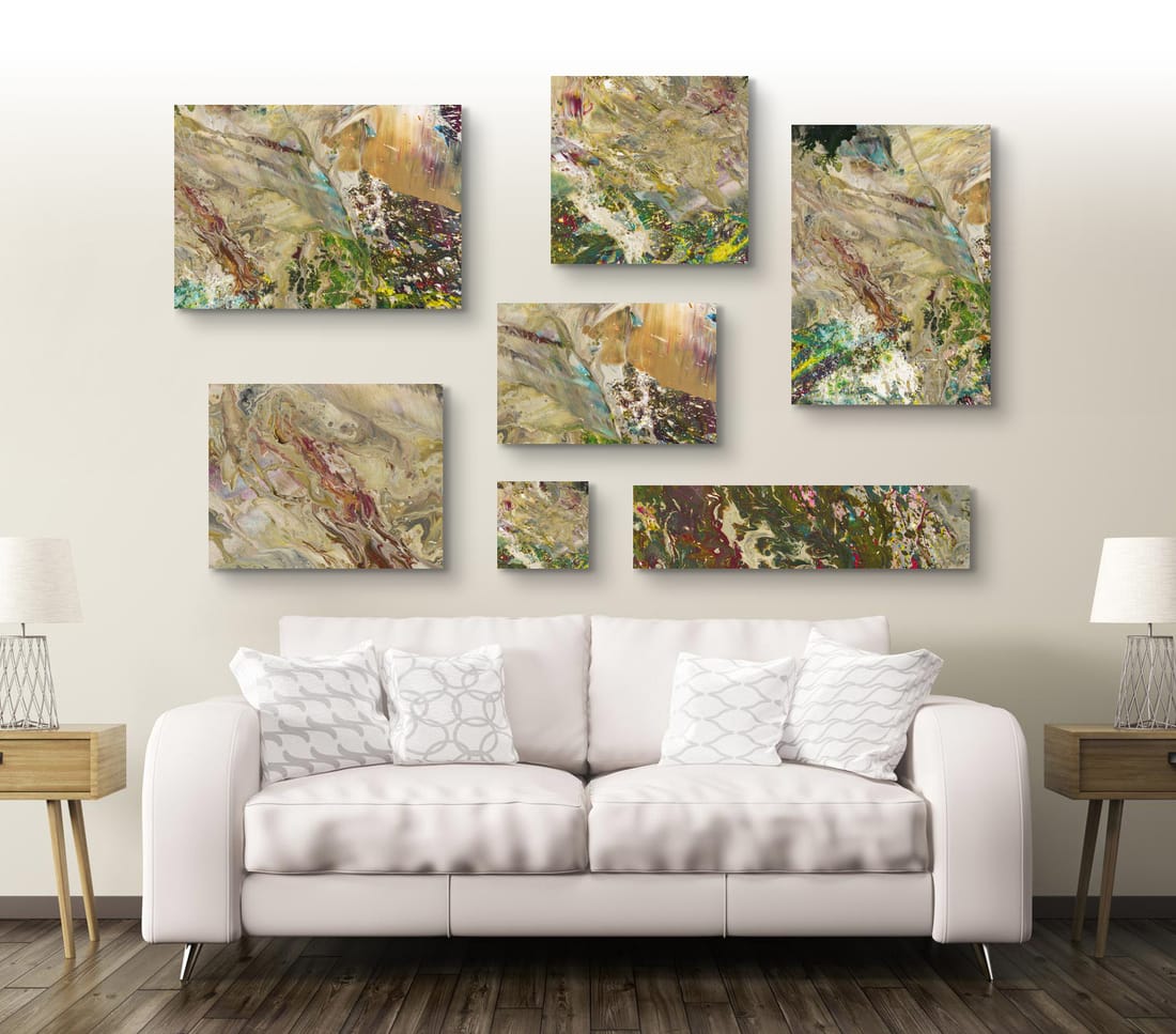 Kunstdrucke auf Leinwand vom original Gemälde Nr. 1541