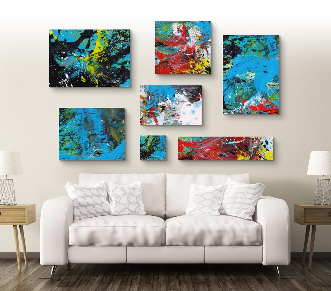 Kunstdrucke auf Leinwand vom original Gemälde Nr. 1582