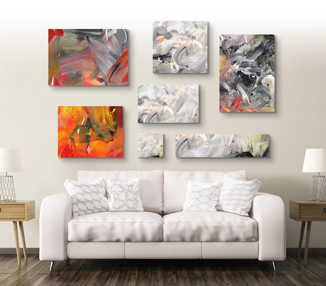 Kunstdrucke auf Leinwand vom original Gemälde Nr. 1630