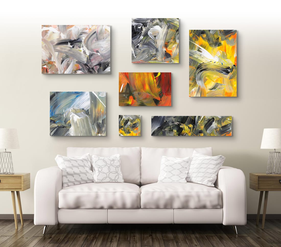 Kunstdrucke auf Leinwand vom original Gemälde Nr. 1630