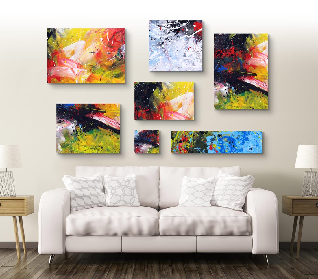 Kunstdrucke auf Leinwand vom original Gemälde Nr. 1634