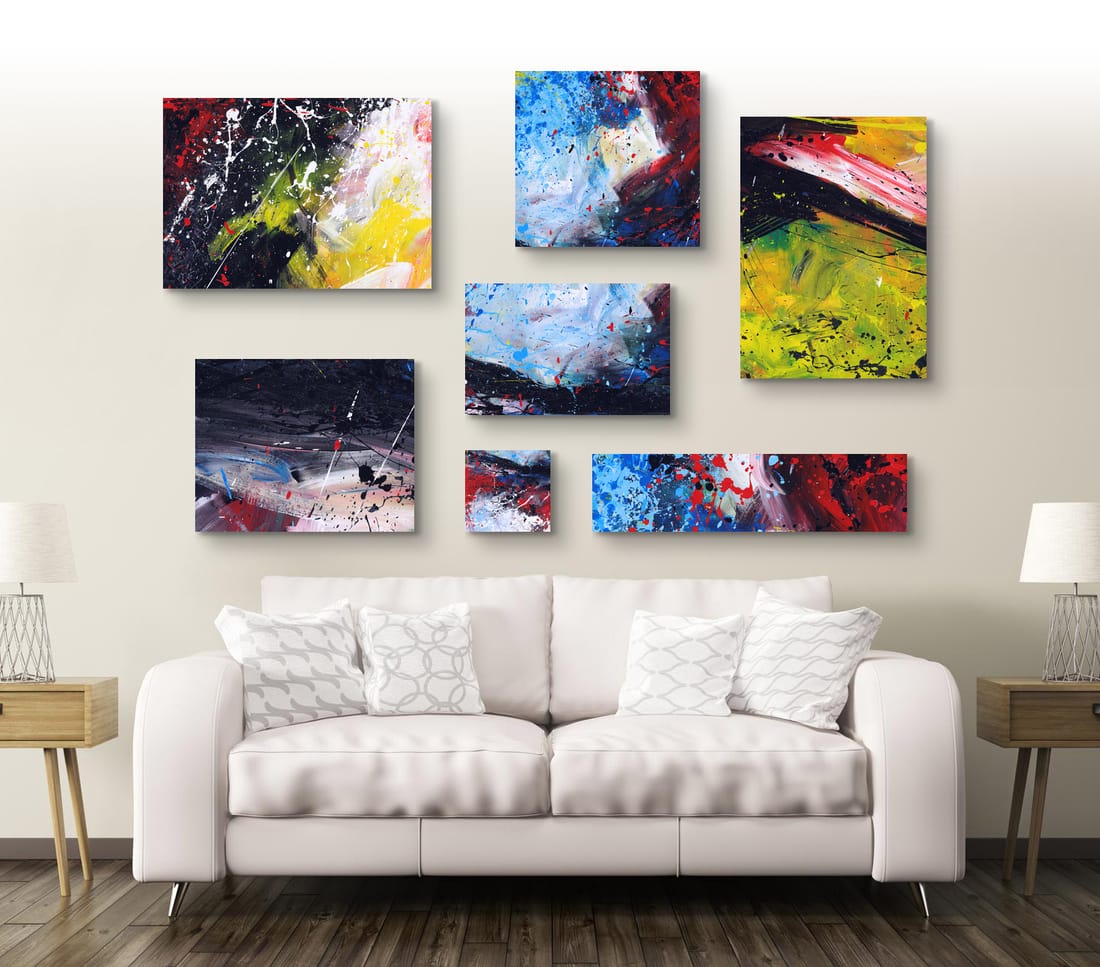 Kunstdrucke auf Leinwand vom original Gemälde Nr. 1634