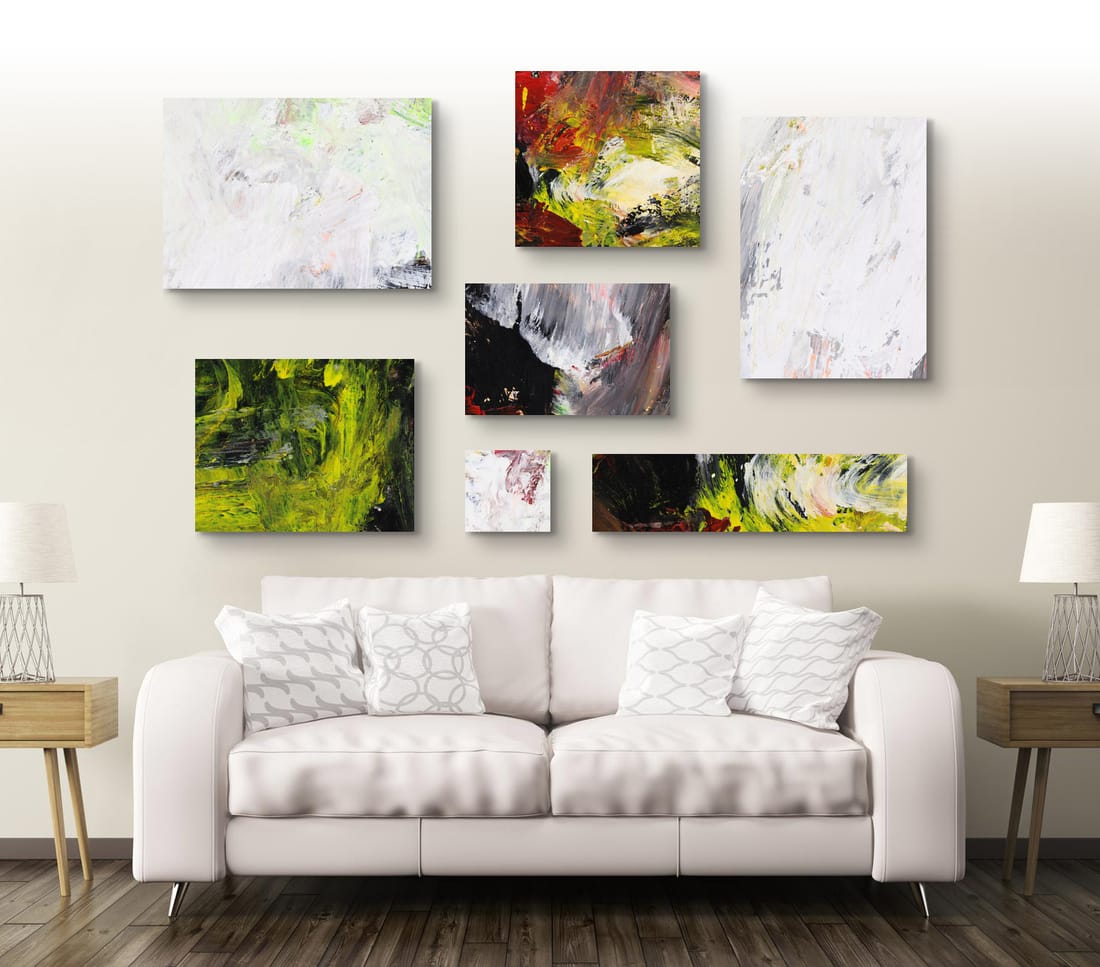 Kunstdrucke auf Leinwand vom original Gemälde Nr. 1672