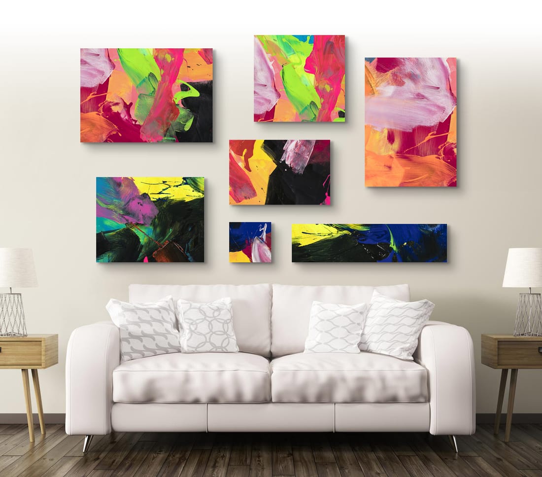 Kunstdrucke auf Leinwand vom original Gemälde Nr. 1699