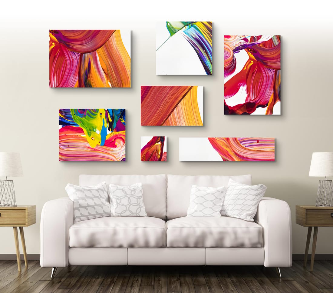 Kunstdrucke auf Leinwand vom original Gemälde Nr. 1893