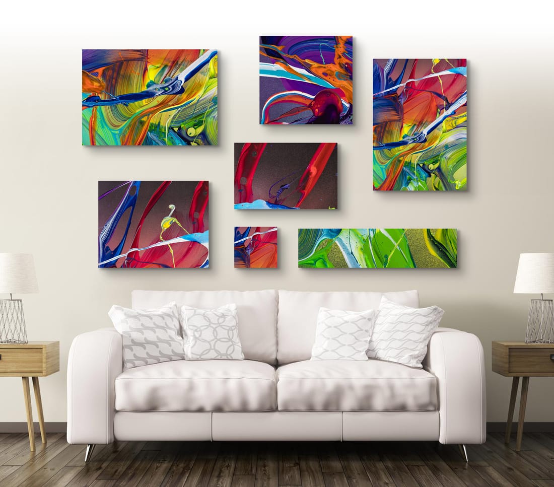 Kunstdrucke auf Leinwand vom original Gemälde Nr. 2009