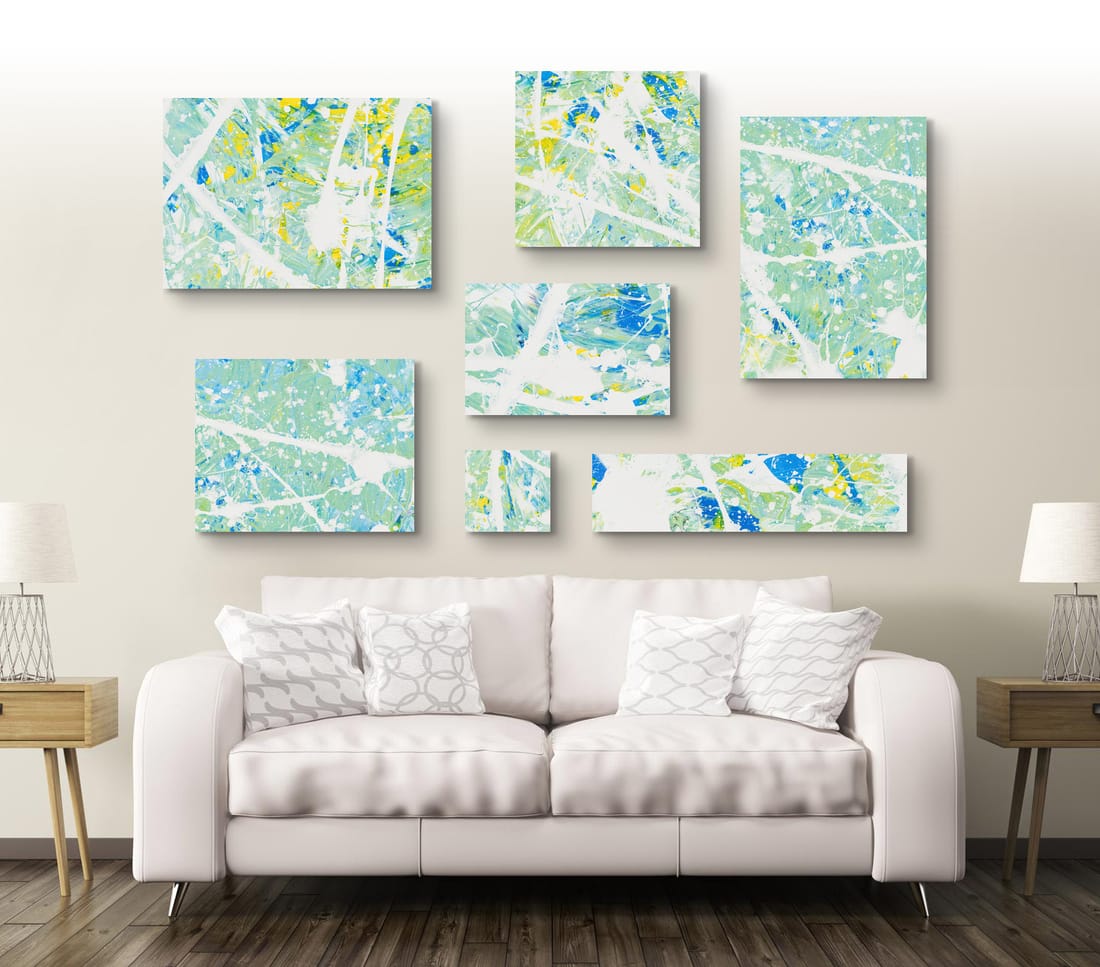 Kunstdrucke auf Leinwand vom original Gemälde Nr. 413