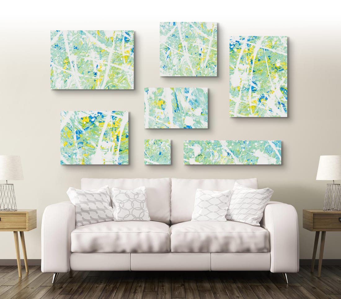 Kunstdrucke auf Leinwand vom original Gemälde Nr. 413