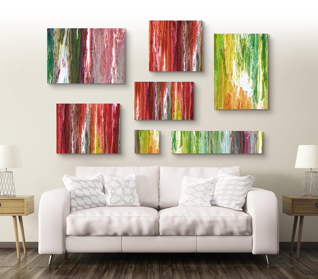 Kunstdrucke auf Leinwand vom original Gemälde Nr. 496