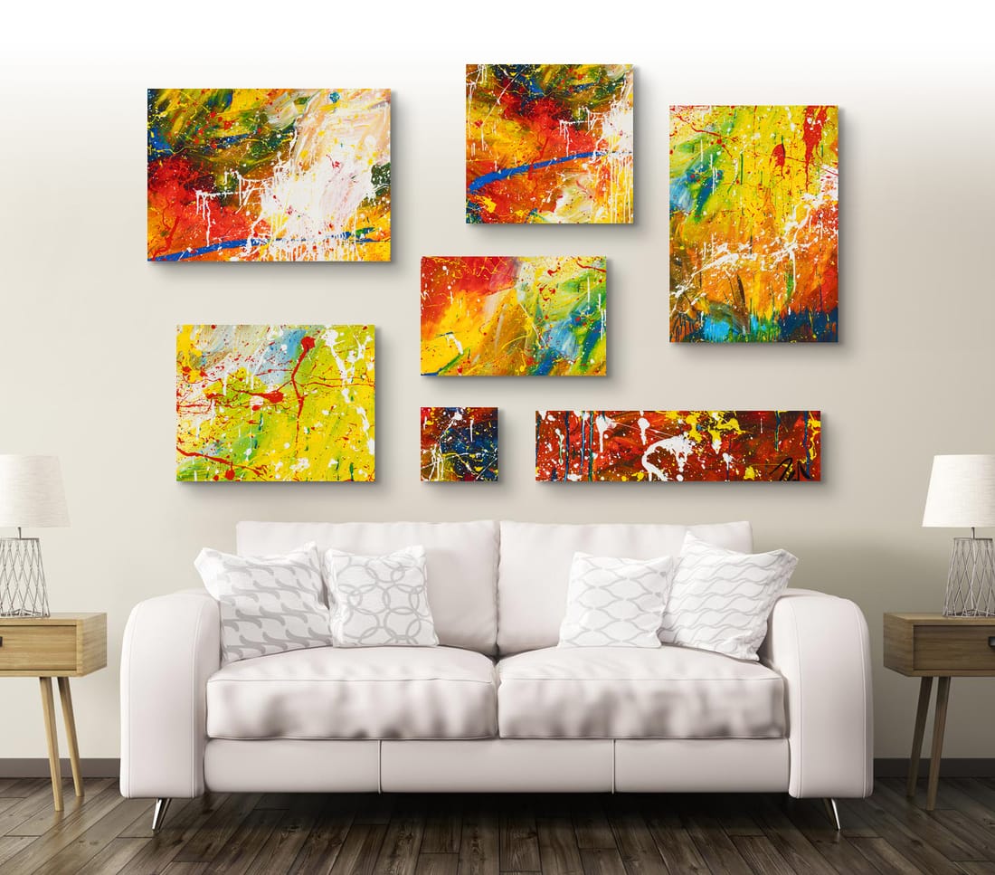 Kunstdrucke auf Leinwand vom original Gemälde Nr. 550