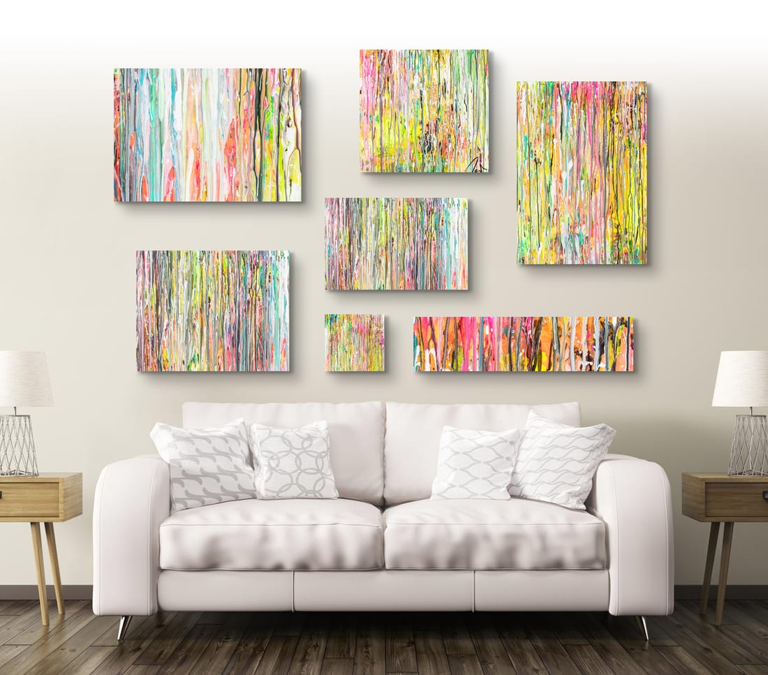 Kunstdrucke auf Leinwand vom original Gemälde Nr. 967