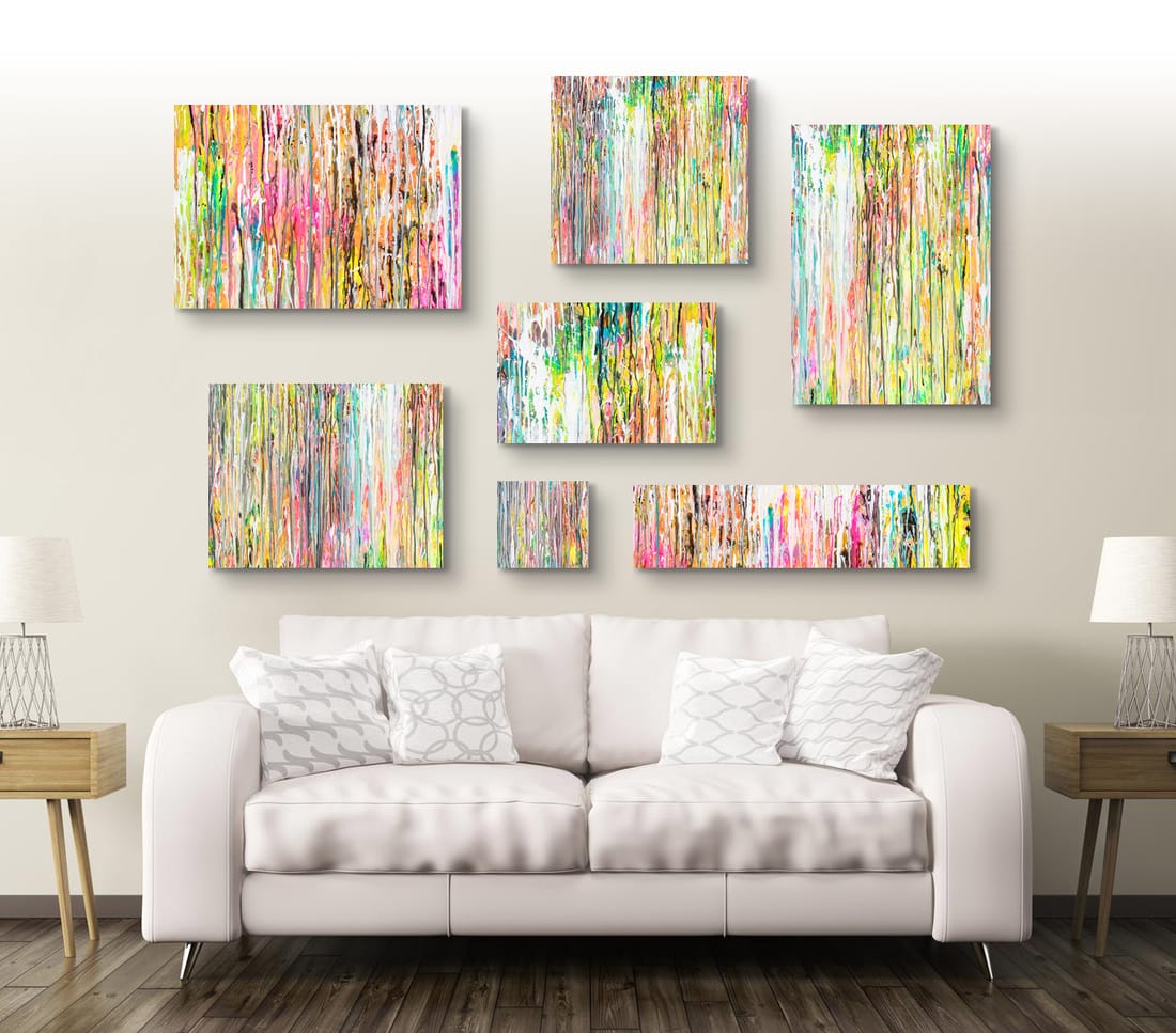 Kunstdrucke auf Leinwand vom original Gemälde Nr. 967