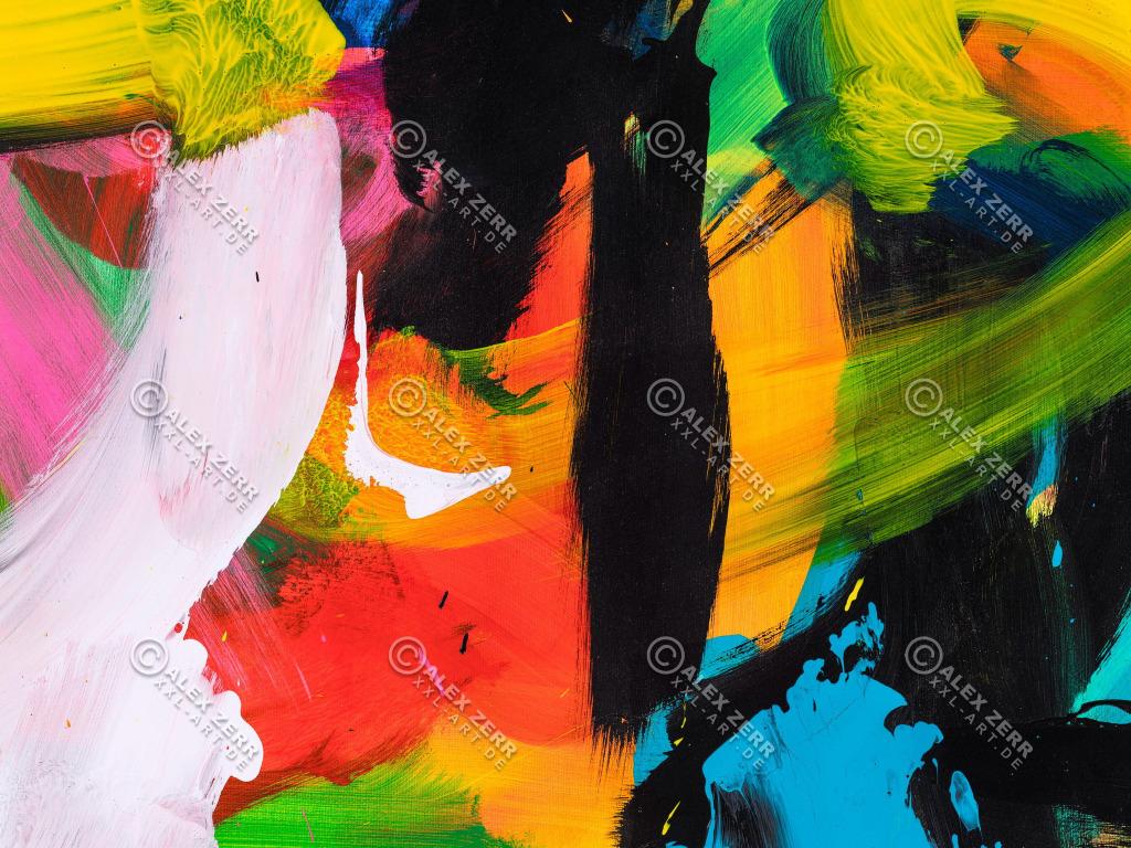 Abstraktes Bild auf Leinwand