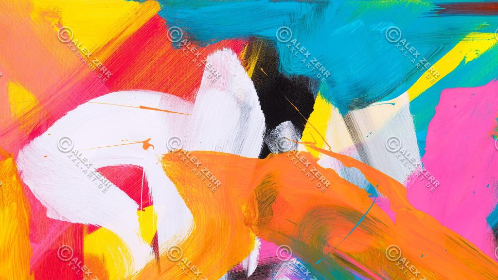 Abstraktes Bild auf Leinwand