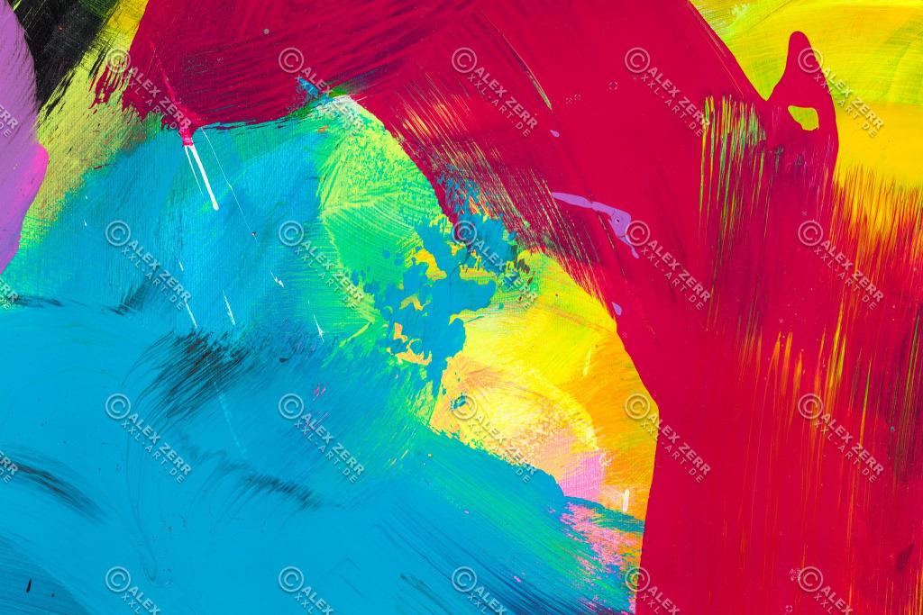 Abstraktes Bild auf Leinwand