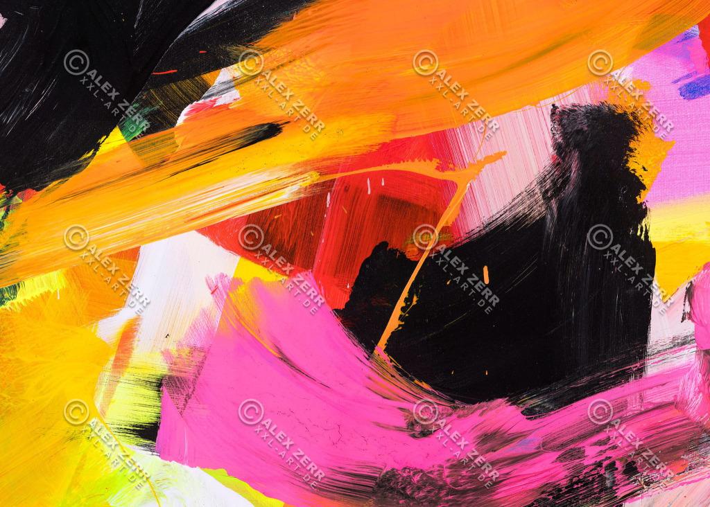 Abstraktes Bild auf Leinwand