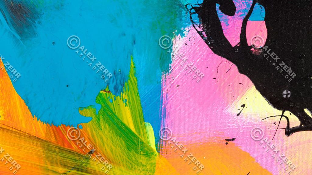 Abstraktes Bild auf Leinwand