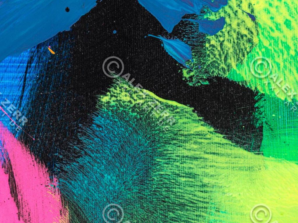 Abstraktes Bild auf Leinwand