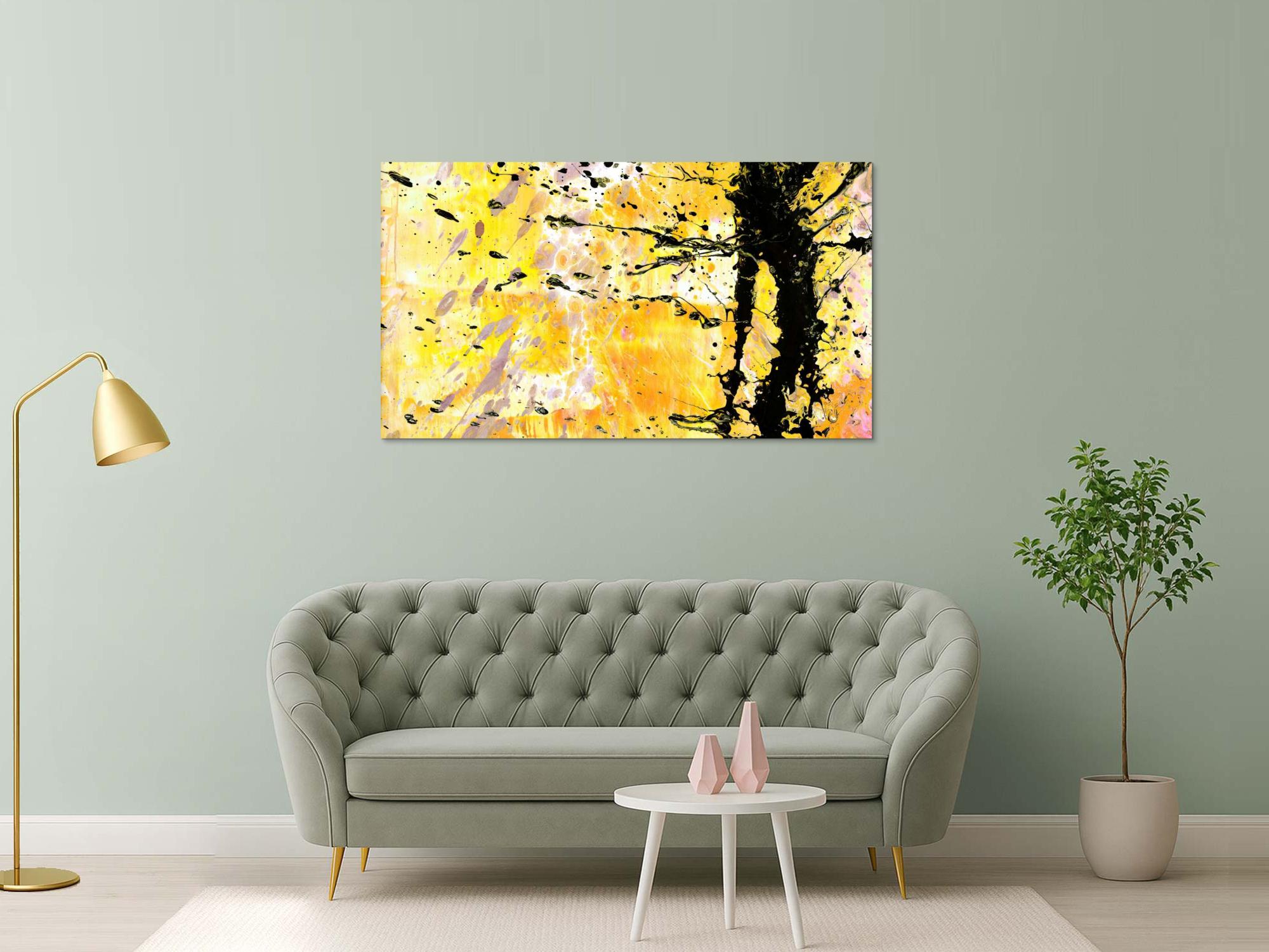 Kunstdruck abstraktes Bild 160x90cm auf Leinwand