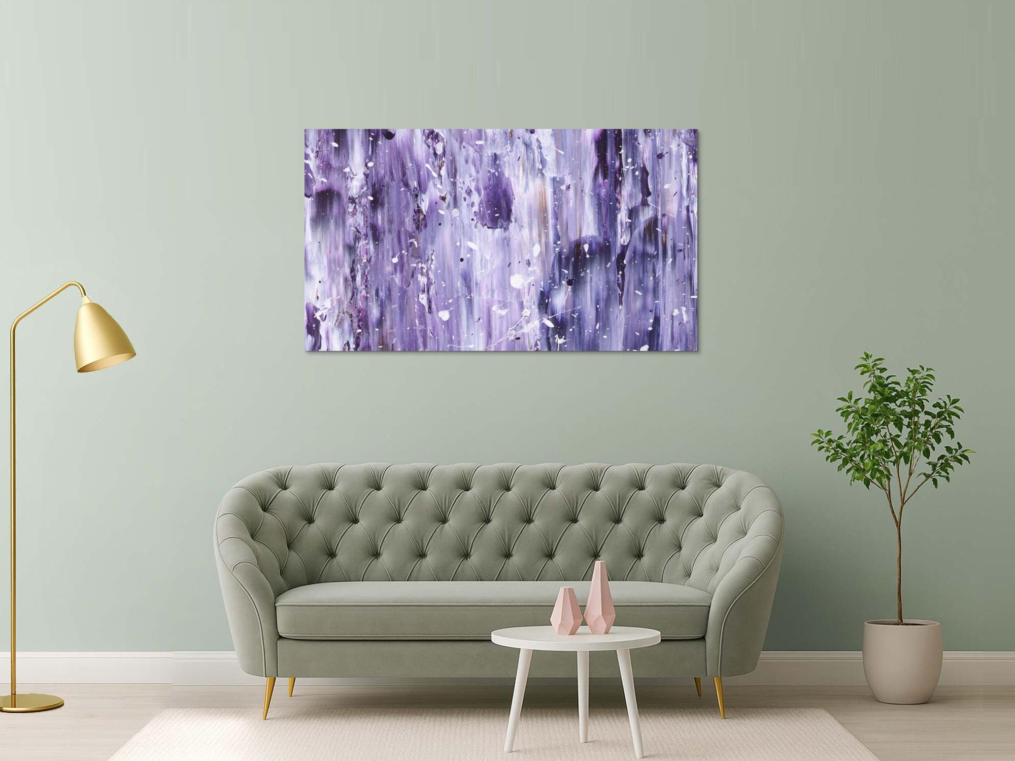 Kunstdruck abstraktes Bild 160x90cm auf Leinwand