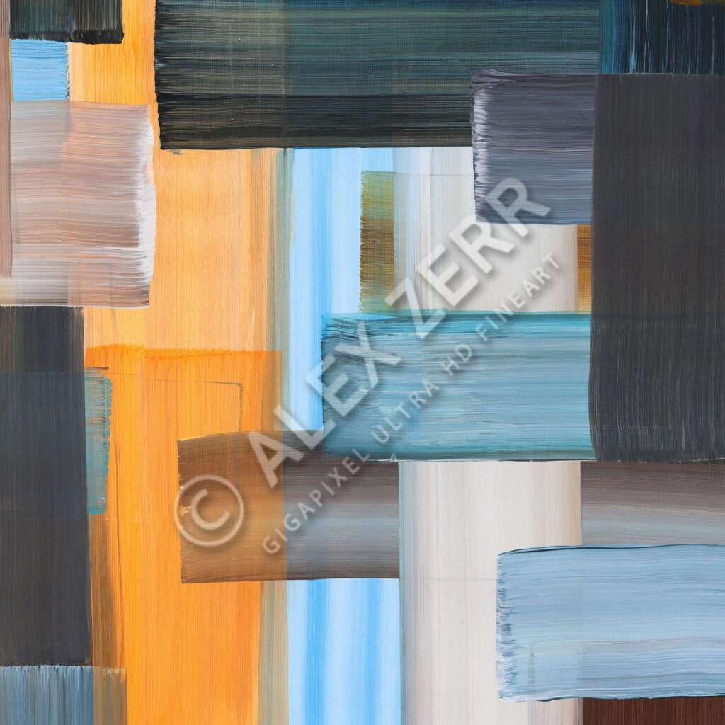 Abstraktes Bild auf Leinwand