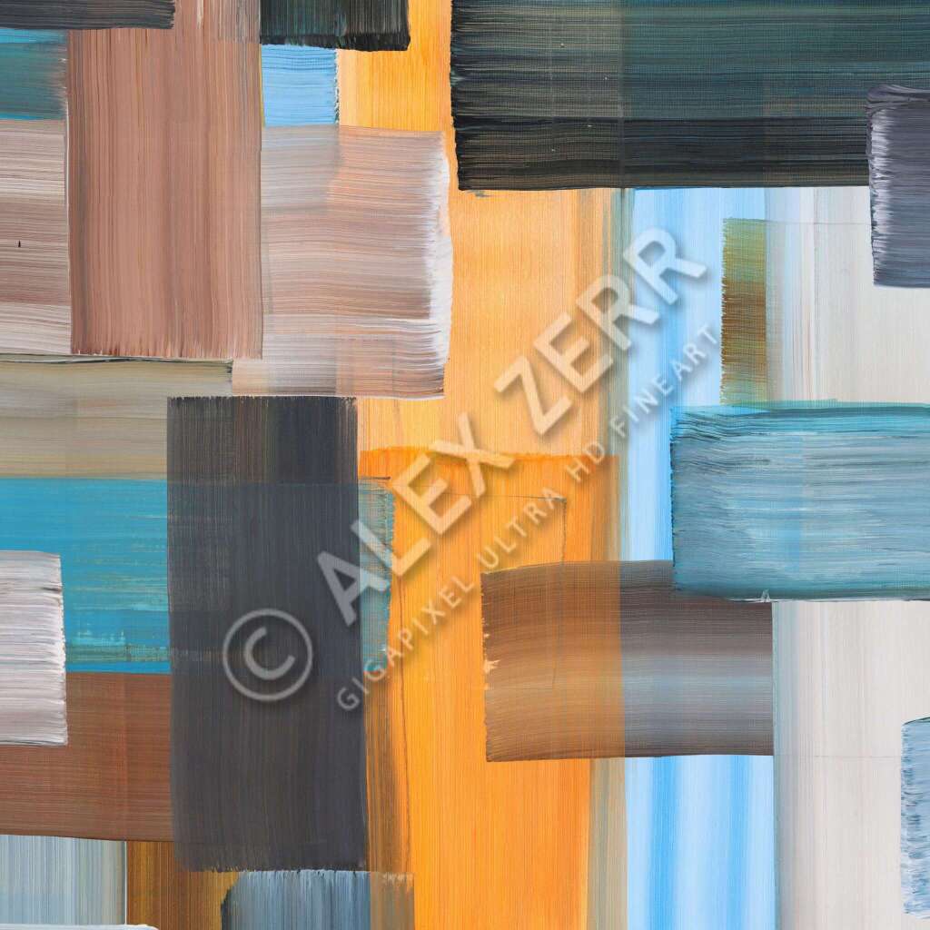Abstraktes Bild auf Leinwand