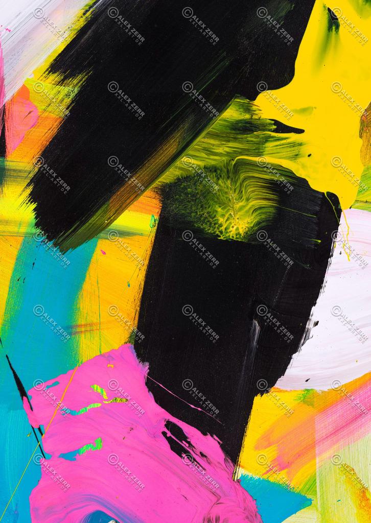 Abstraktes Bild auf Leinwand
