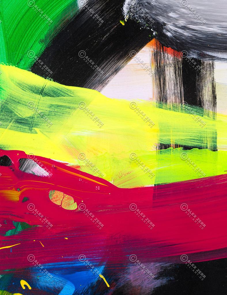 Abstraktes Bild auf Leinwand