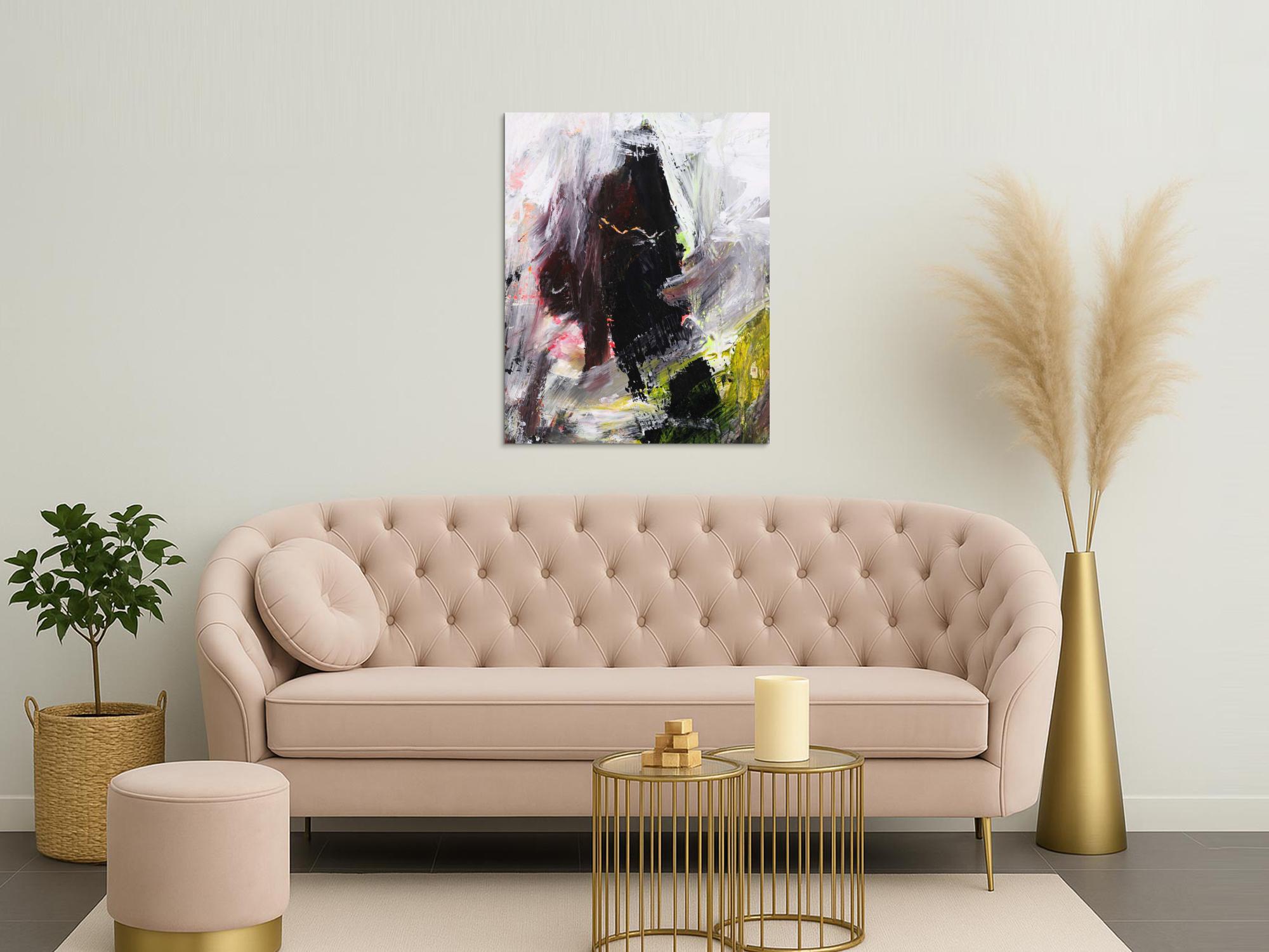 Kunstdruck abstraktes Bild 80x100cm auf Leinwand