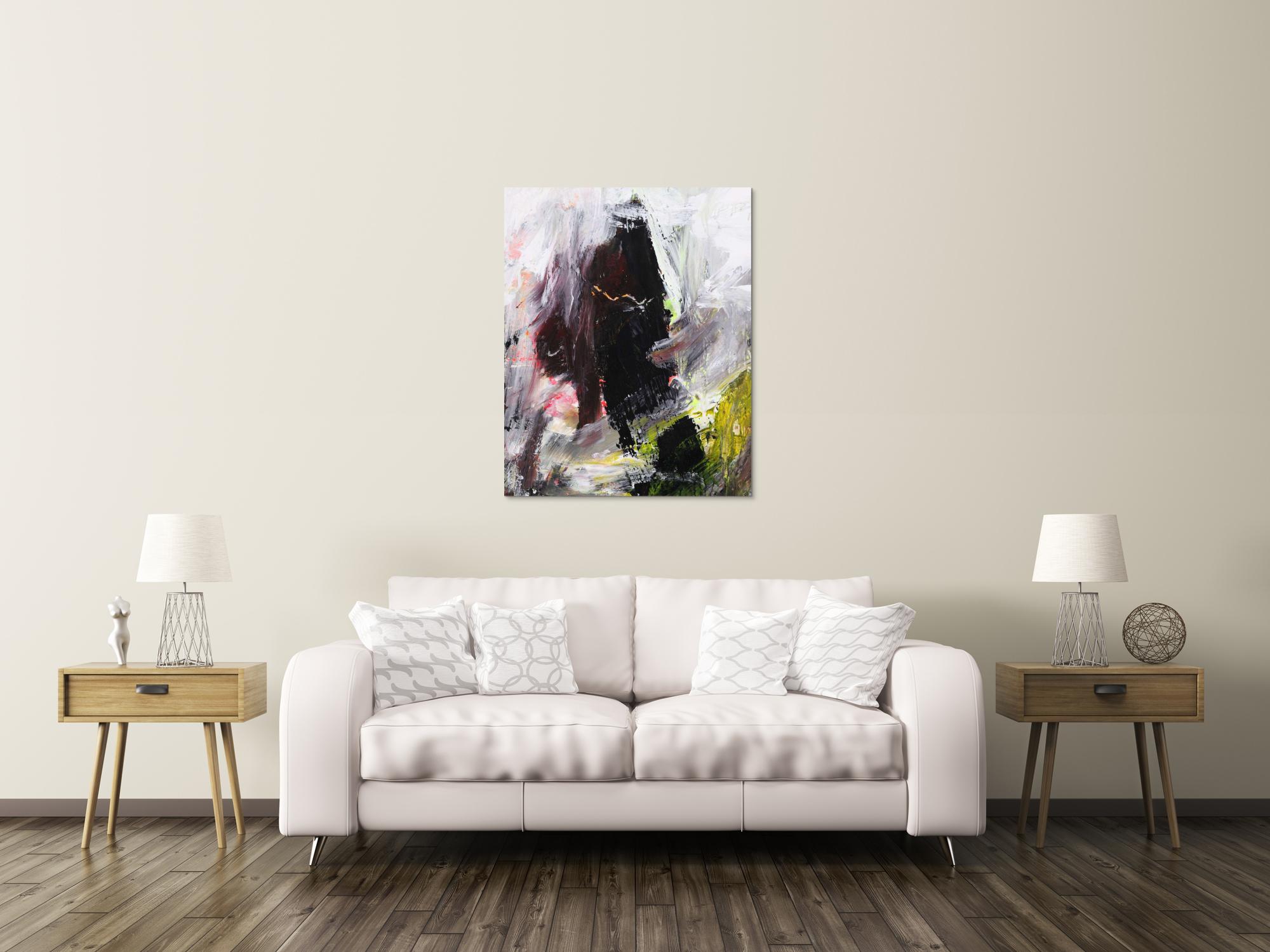 Kunstdruck abstraktes Bild 80x100cm auf Leinwand