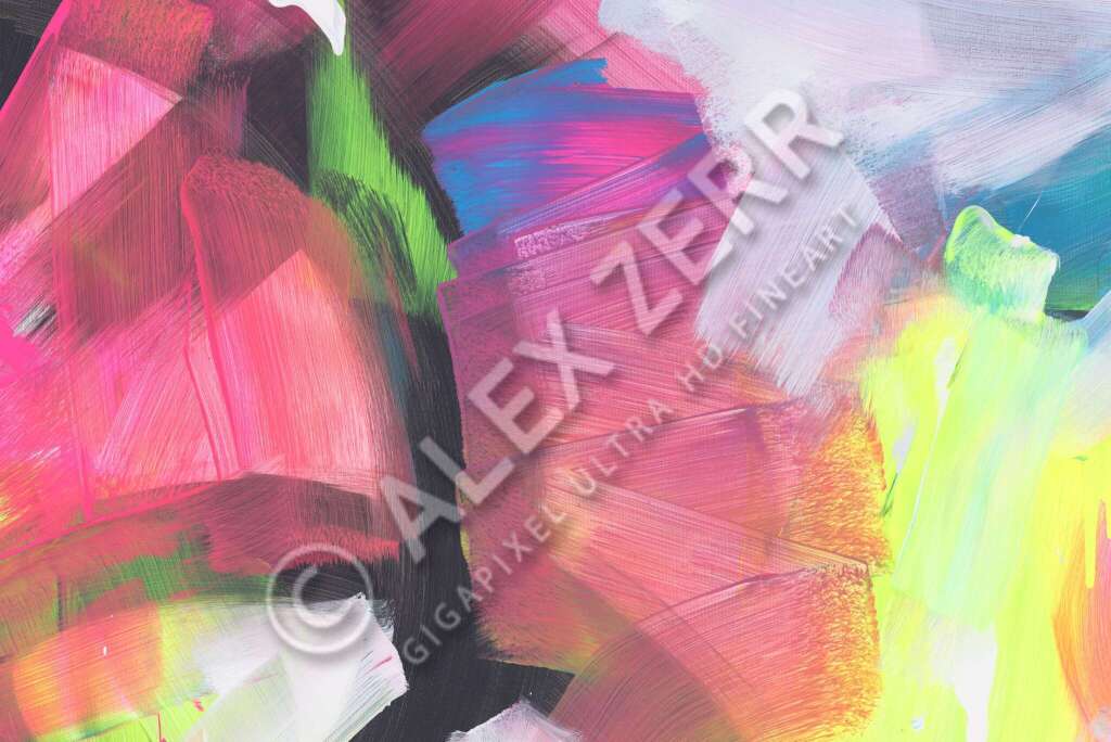 Abstraktes Bild auf Leinwand
