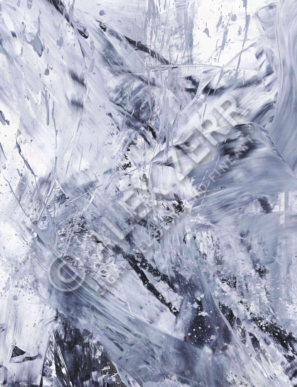 Abstraktes Bild auf Leinwand