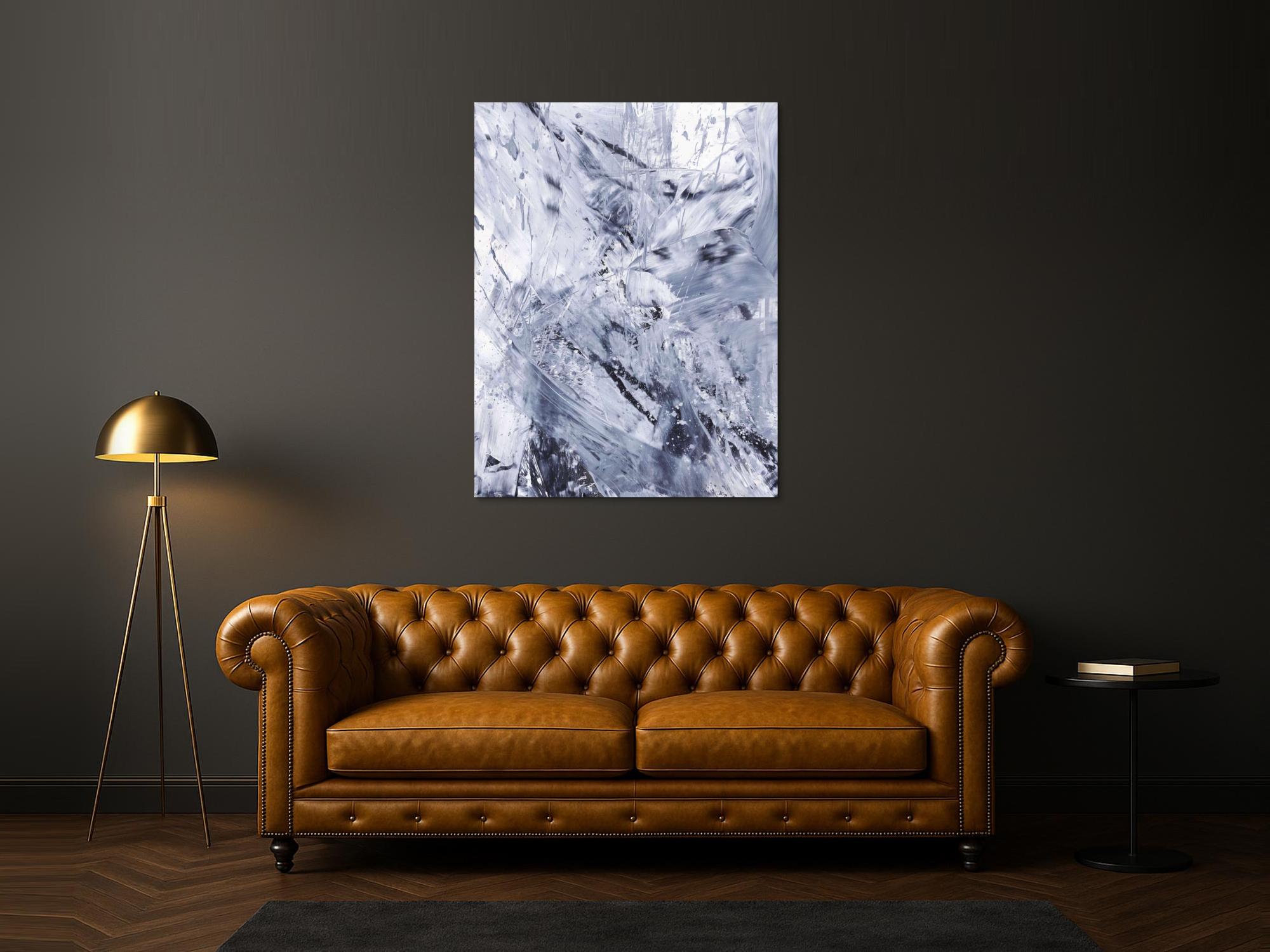 Kunstdruck abstraktes Bild 100x130cm auf Leinwand