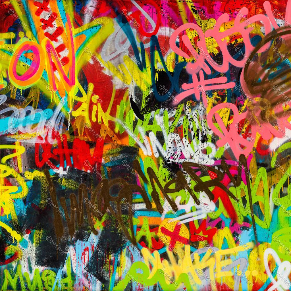 Abstraktes Bild auf Leinwand